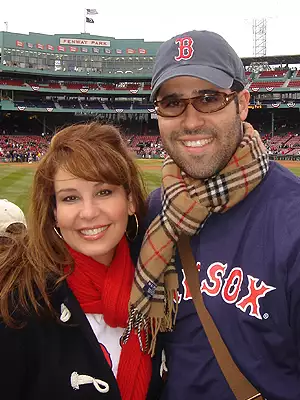 Picture of Myrka Dellanos and her third husband Ulises Alonso